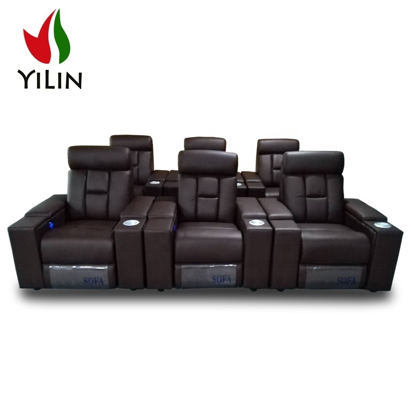 R935C Reception room use luxury chairs  leather chair cinema recliner modern home theater seating