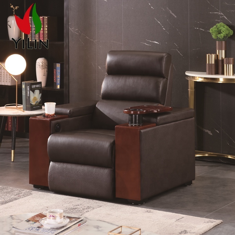 R935 Home Theater Furniture Manual Recliner Cinema Chair Butacas Silla De Cine Arm Chair Les Chaises Sillones Reclinables