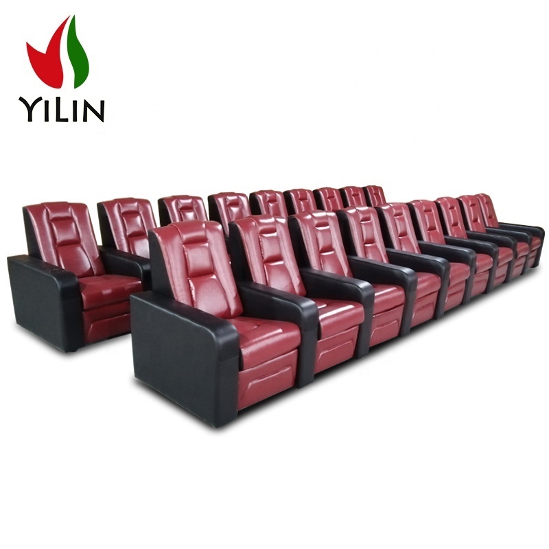 Electric Recliner Chair Theater Customizable Home Theatre Recliner Luxury  Waiting Room Seating  Movie Chair For Cinema