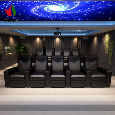 RH718 Yilin Furniture Modern Vip Reclining Seat Cinema Recliner Sofa  Theater  Seats Chair