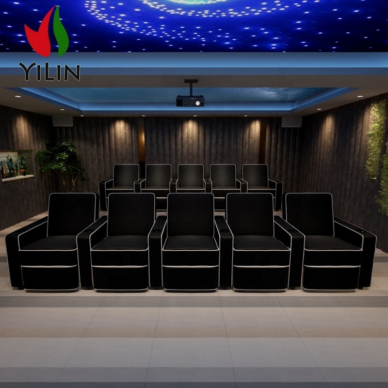 RH719 Yilin Furniture New Home theater Sofa Bed Design Multifunctional Home Theater Movie VIP Seating