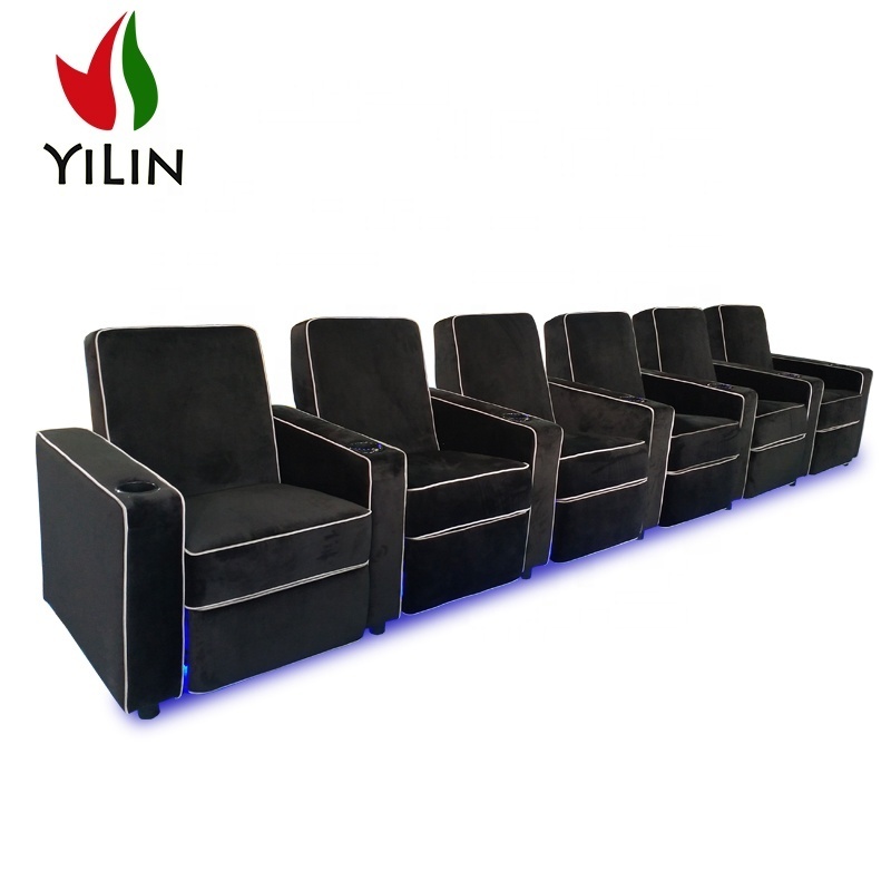 RH719 Yilin Furniture Living Room Cinema Home Theater Recliner Seats New Style Sofa Set