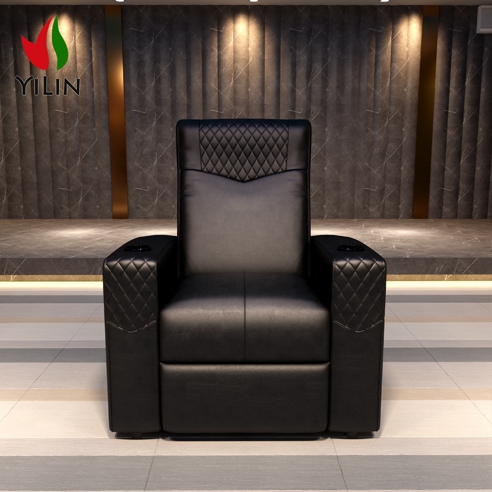 RH718 Yilin Furniture Modern Vip Reclining Seat Cinema Recliner Sofa  Theater  Seats Chair