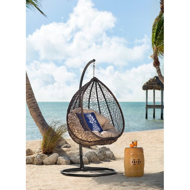 YILIN Factory Direct Luxury Rattan Bird Nest Hanging Swing Chair Garden Seating