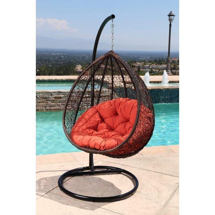 YILIN Factory Direct Luxury Rattan Bird Nest Hanging Swing Chair Garden Seating