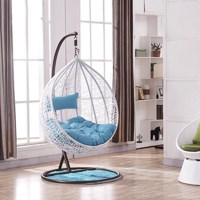 Yilin Cheap Price Indoor Outdoor Acrylic Modern Hanging Swing Chair Bamboo Patio Rattan Wicker Egg Swing Clear Chair