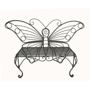 YILIN Factory Wholesale Multi-functional Metal Garden Bench Butterfly Relaxing Park Outdoor Bench