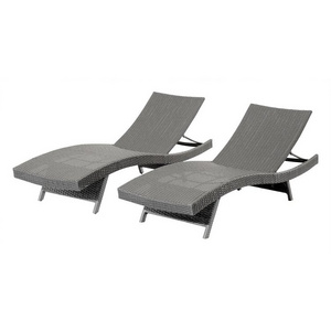 YILIN High Quality Leisure Rattan Hand-woven Outdoor Furniture Garden Chair Set of 2 Chaise