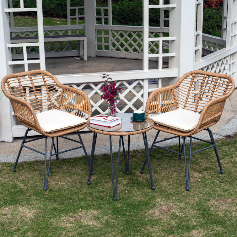 Classic Outdoor Waterproof Furniture Aluminum Frame Rattan Wicker patio Restaurant Dining Garden Chair