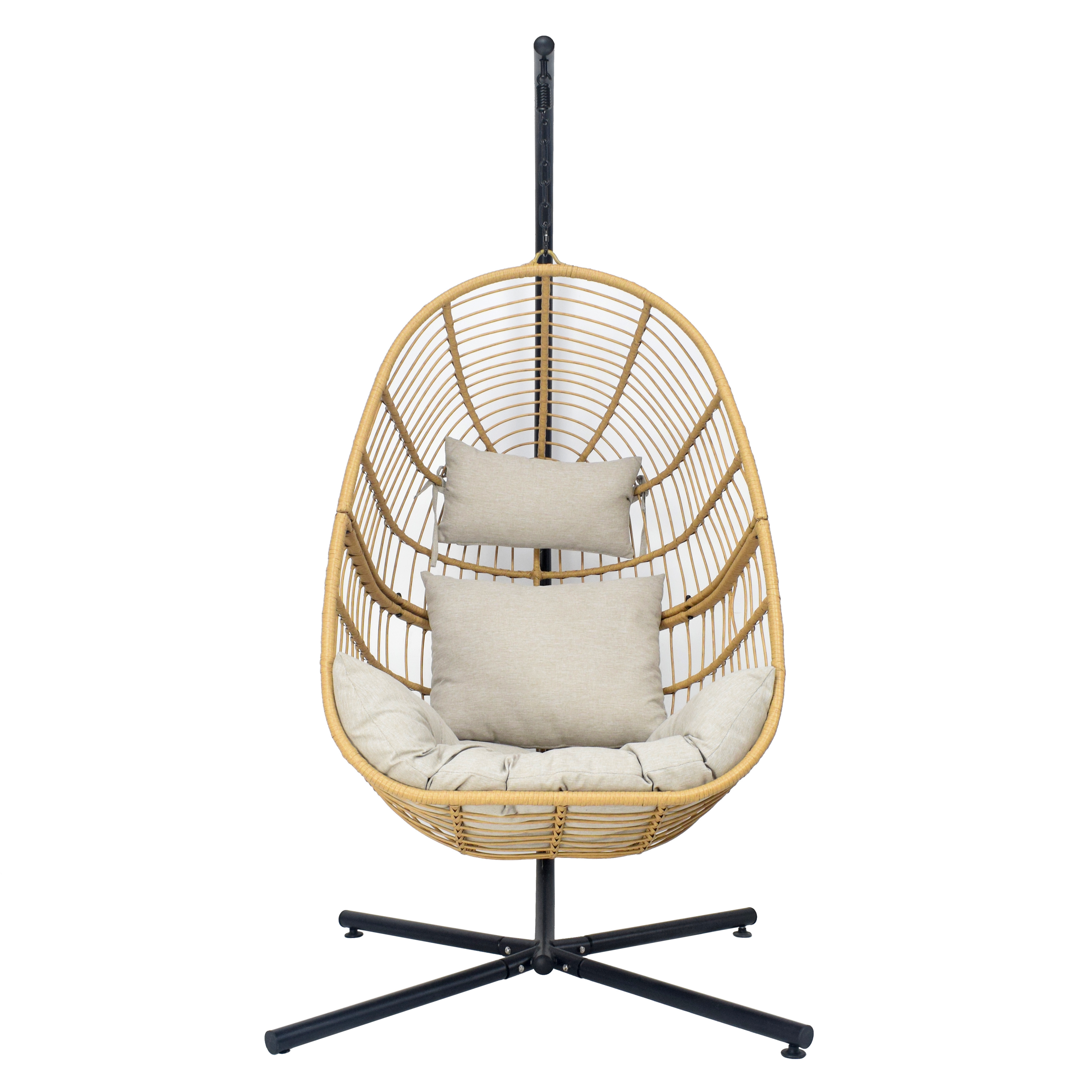 Cheap Price Indoor Outdoor Acrylic Modern Hanging Swing Chair Bamboo Patio Rattan Wicker Egg Swing Clear Chair