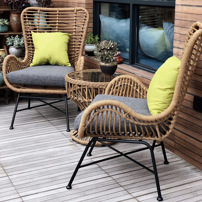 YILIN All-weather PE rattan outdoor furniture patio chairs outdoor rattan wicker chairs