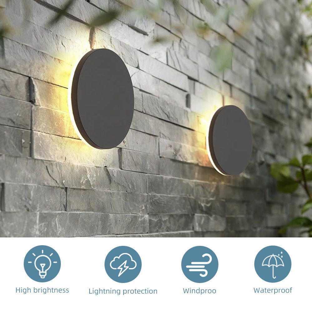 luxury decor outdoor garden wall light waterproof nordic wall pack light modern up down led sconce for living home wall light