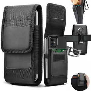 Factory Hot sale Cell Phone Holster for women Cell Phone Belt Clip Holster Carrying Pouch  Card Holder Cell Phone Belt Case