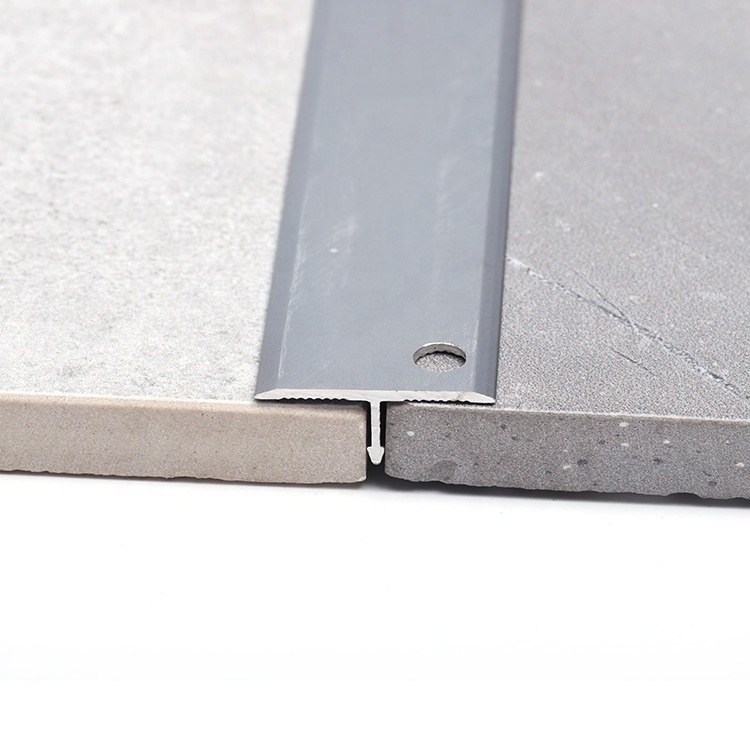 Misumi T20 Custom 20mm Silver Door Threshold Floor Tile T-Shape Aluminum Dividing Strips Trim