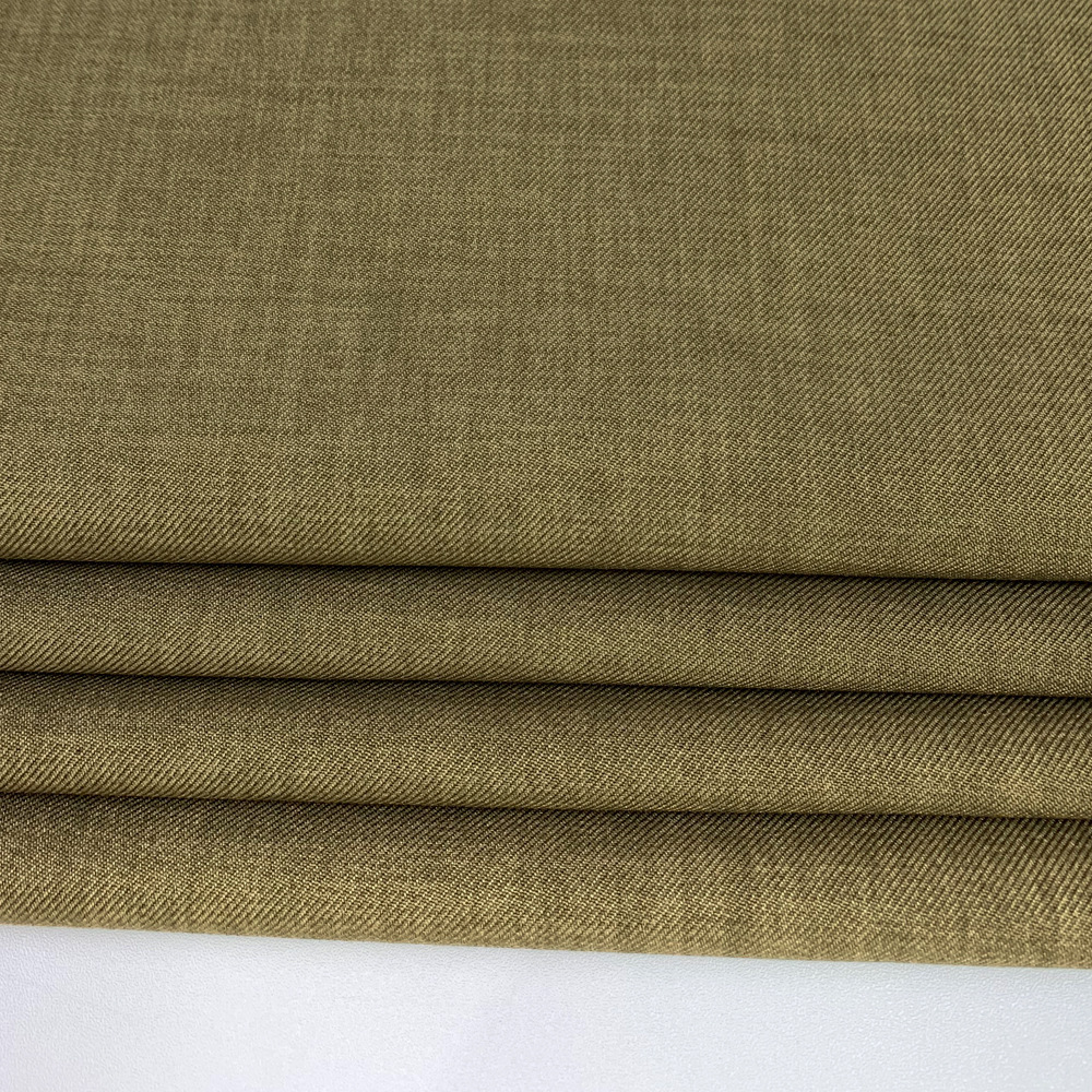 Two Tone 130-170gsm 100% Polyester Lolis Crinkle Poly Linen Fabric Polyester Linen Fabric Dress Stripe Fabric