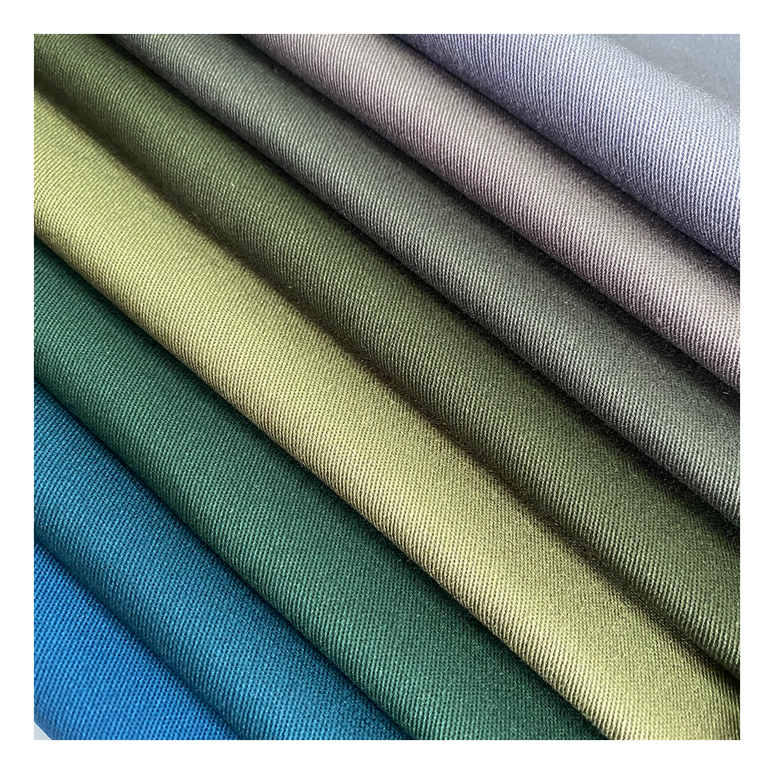 Shaoxing Yilin spandex cotton fabric plain dyed peach finish woven 98 cotton 2 elastane twill fabric for chino pants