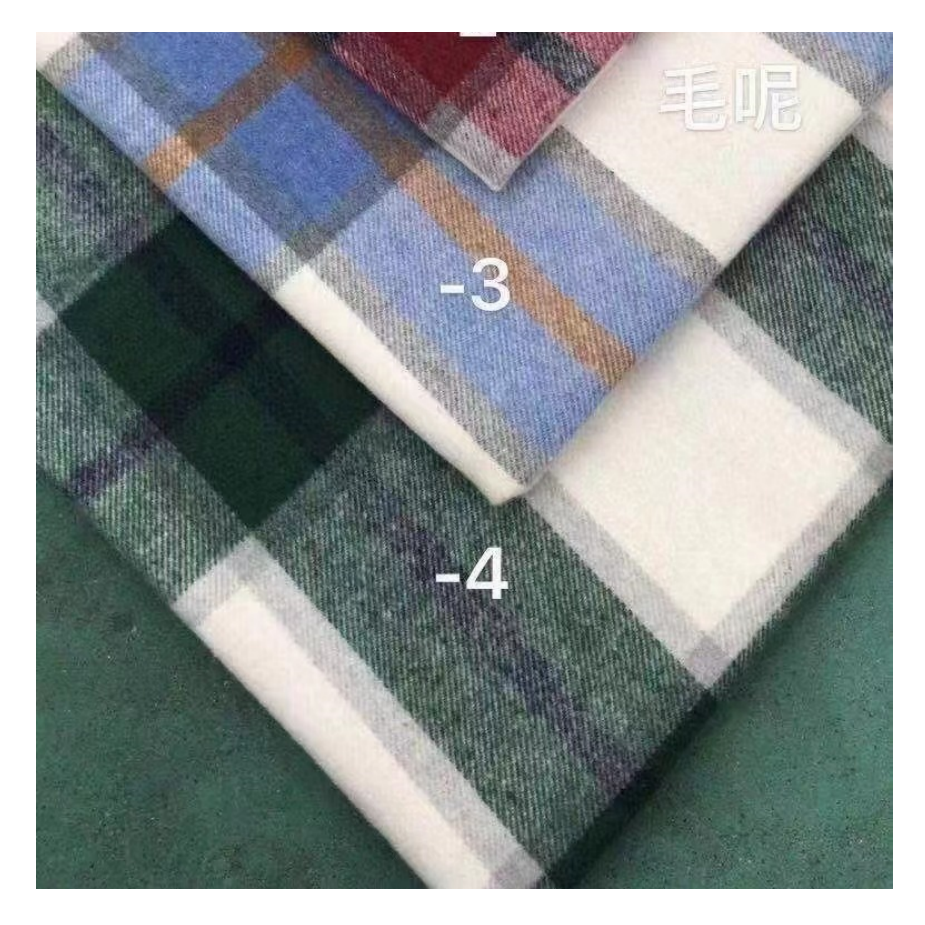 Heavy Weight 100% cotton plaid fabric Yarn Dyed Check Fabric Brushed Cvc Yarn Dyed Twill Woven Fabric Woven For Mexico Market