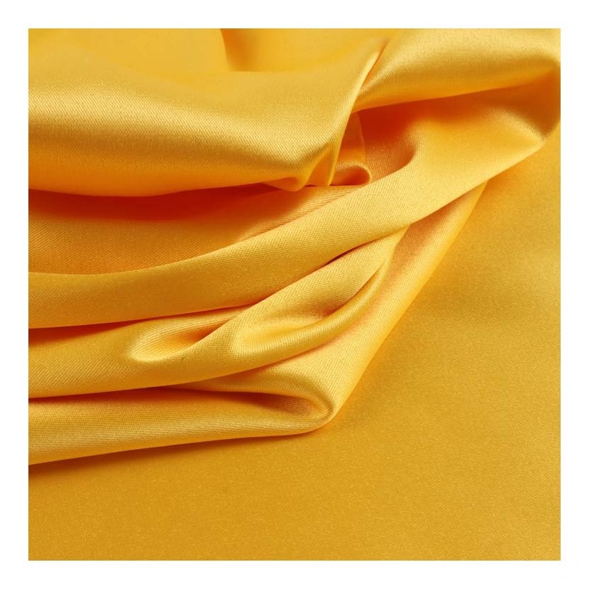 wholesale 50d 75d bridal polyester woven tela satin Shiny Spandex stretch Dubai crepe back silk Satin Fabric For dress