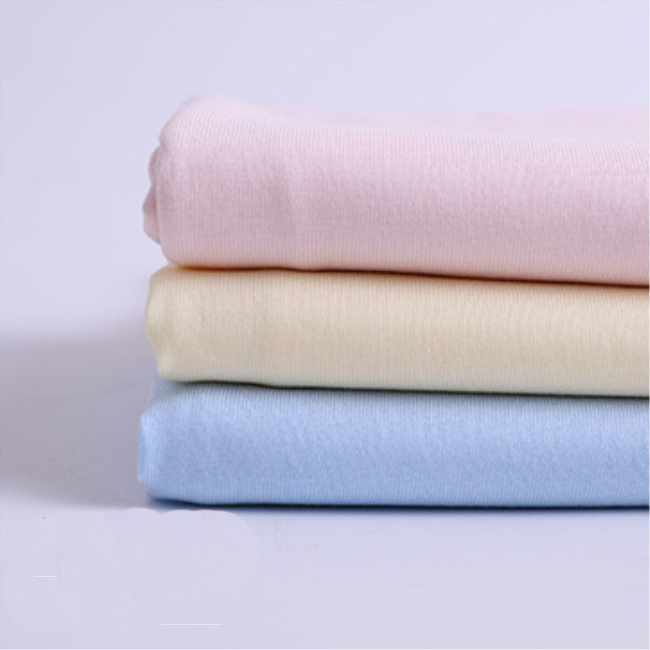 stock lot Organic Cotton neps single jersey fabric 180gsm for T-shirt stock