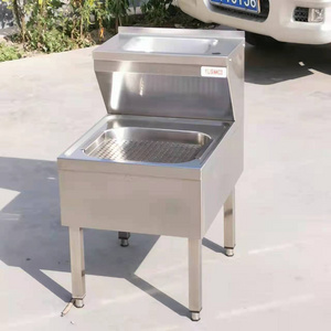 Factory Wholesale Price Stainless Steel 304 Cabinet Janitorial Unit Hand Wash Sink