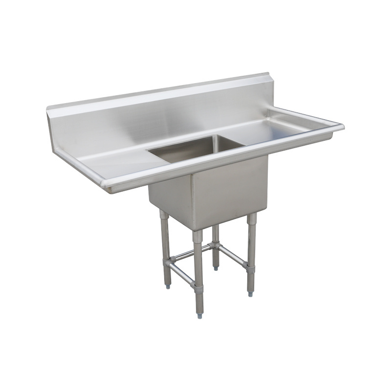 High quality kitchen sink Restaurant Kitchen Equipment stainless steel sink with drainboard