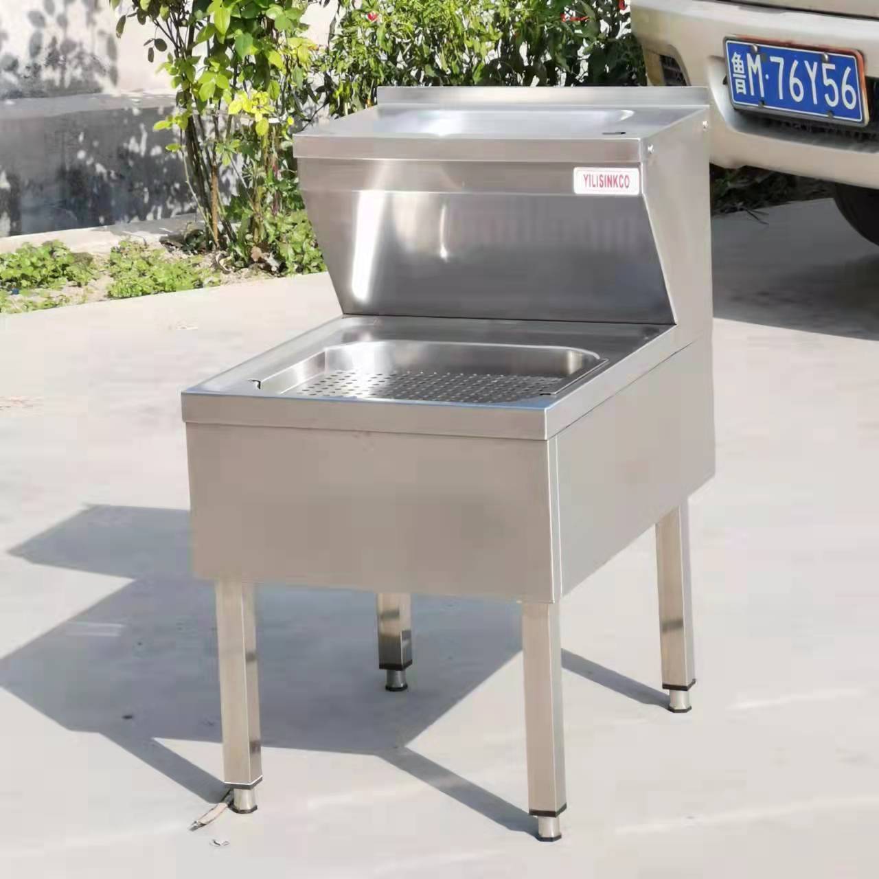 Factory Wholesale Price Stainless Steel 304 Cabinet Janitorial Unit Hand Wash Sink