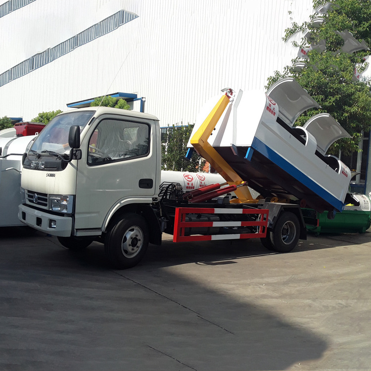 HOWO 4x2 4x4 RHD 8cbm Swept Body Refuse Collector Skip Loader Garbage Truck