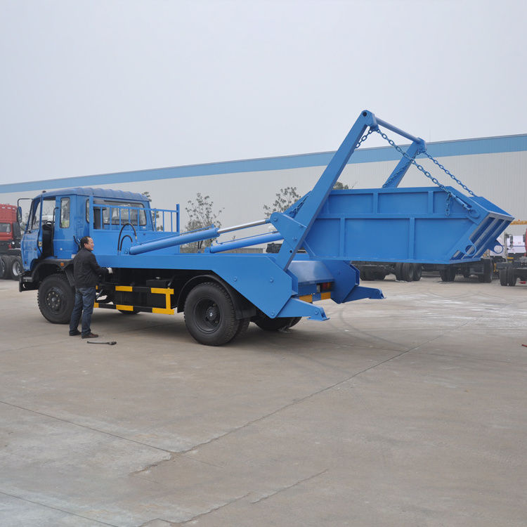 HOWO 4x2 4x4 RHD 8cbm Swept Body Refuse Collector Skip Loader Garbage Truck