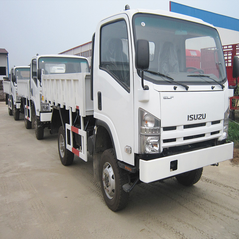 Customized Japanese ELF 4x2 Off-raod 6 Wheels 5T Construction Dumper Truck Dump Lorry Truck Mining Tipper Vehicle In Stock