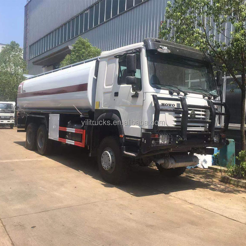 Manufacturer SINOTRUK HOWO 6x6 25m3 30cbm Refueler Tank Truck Airplane Refueling Truck Diesel Oil Petrol Gasoline Storage Tanker