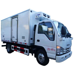 Japan ELF BV Detection 5T THERMO KING Fresh Fruit Meat Seafood Ice Cream Cold Delivery Truck Freezer Refrigerated Truck