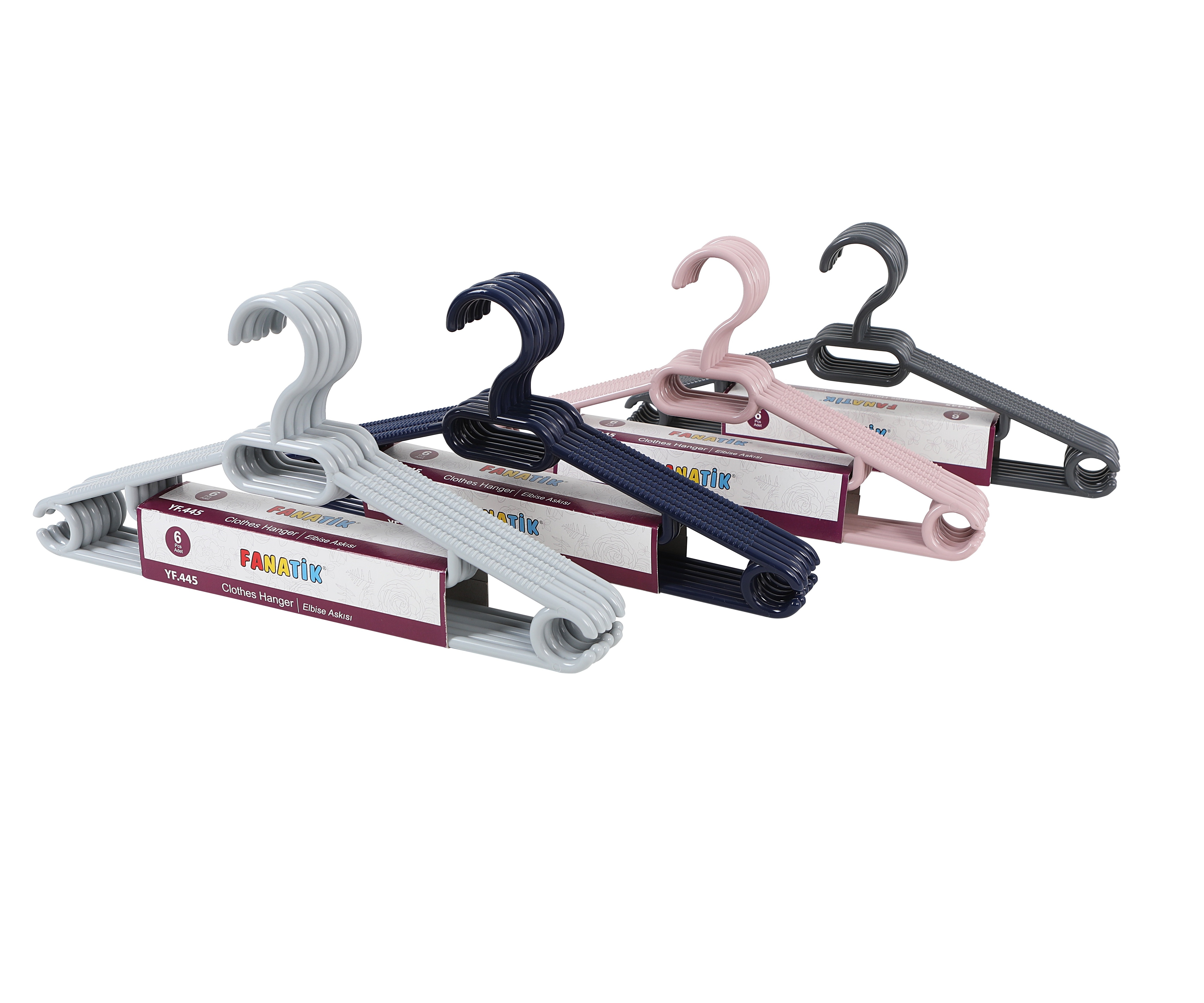 Wholesale Clothes Hanger Wardrobe Storage Laundry Plastic and Durable Clothes Hanger Made in Turkey