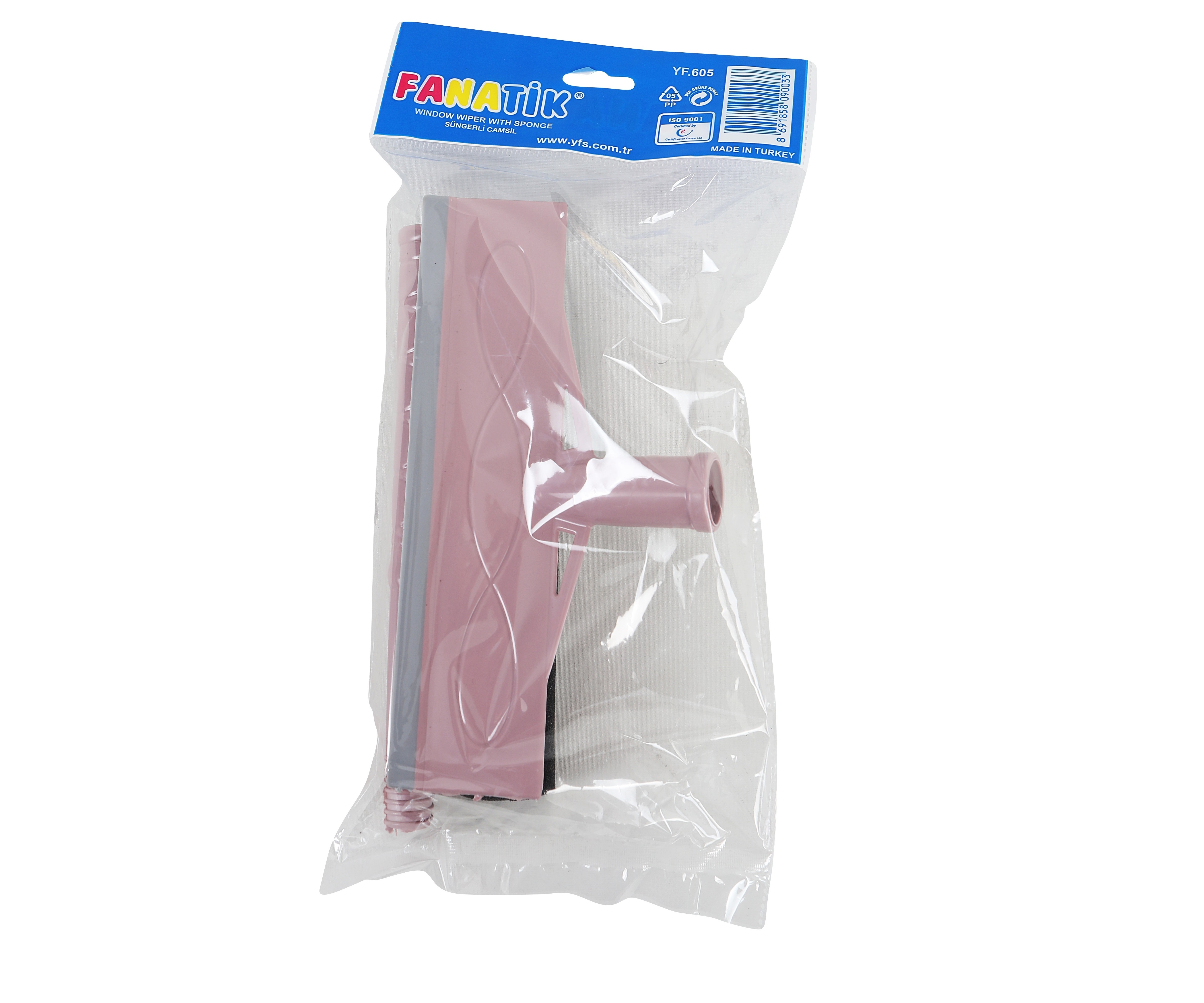 Window or Car Cleaning Squeegee Wiper with Soft Sponge Anti-scratch Feature Nice Pastel Colours