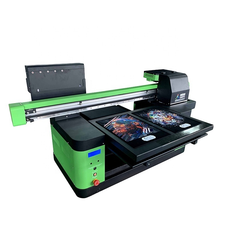 KMBYC M2 Polyester Printer A2 Size Dtg Printing Machine Guangzhou 3D 2019 Inkjet Printer Flatbed Printer Textile Ink Double Head