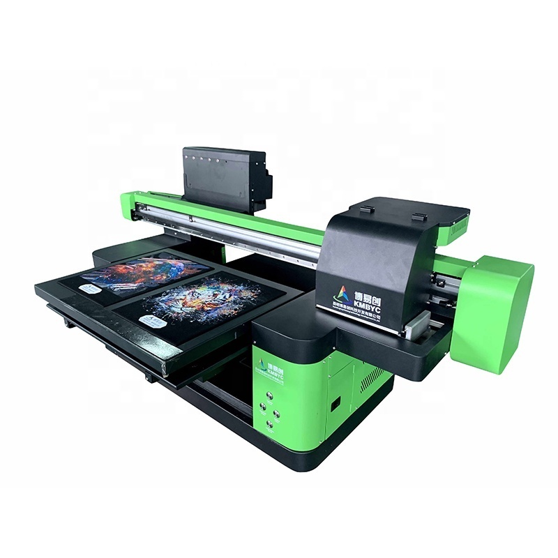 KMBYC M2 Polyester Printer A2 Size Dtg Printing Machine Guangzhou 3D 2019 Inkjet Printer Flatbed Printer Textile Ink Double Head