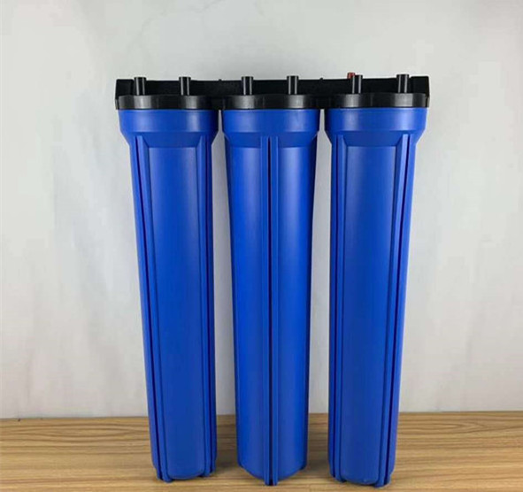 20 inch Blue Water Filter Housing  with carbon pp filter cartridge  for water purifier