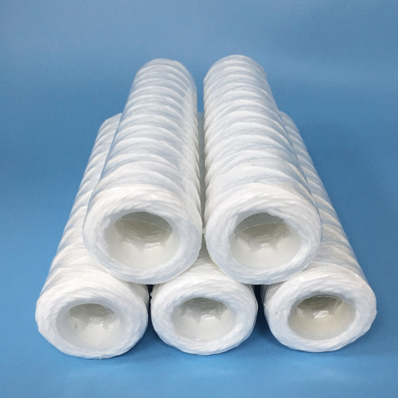 high quality PP yarn string wound filter cartridge for  water filter cartridge