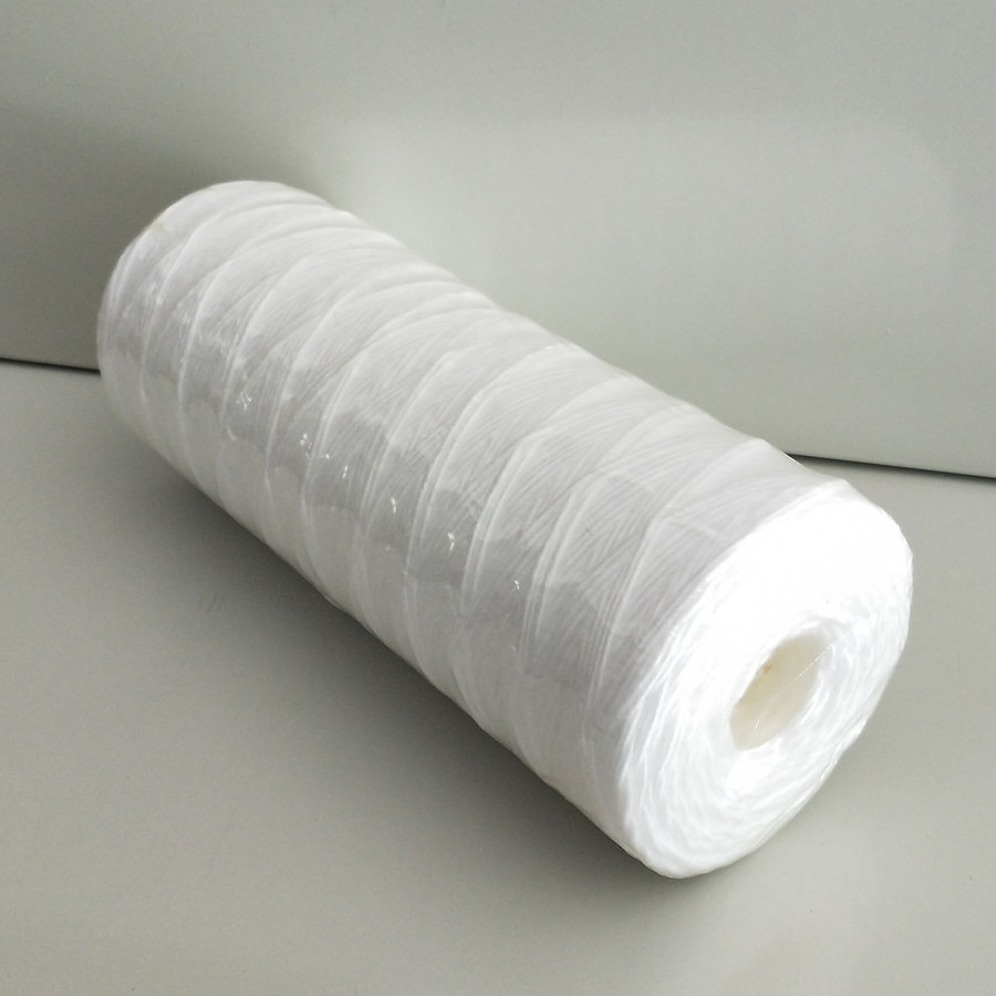 high quality PP yarn string wound filter cartridge for  water filter cartridge