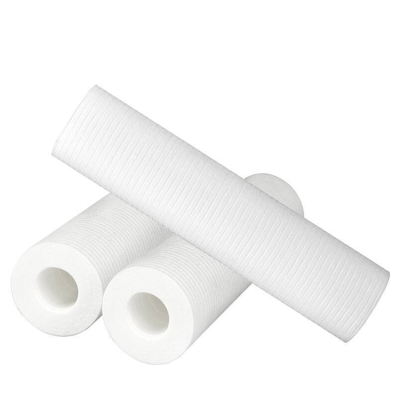 10 20 inch spun Melt blown PP filter 5 micron water sediment filter cartridge for RO systems