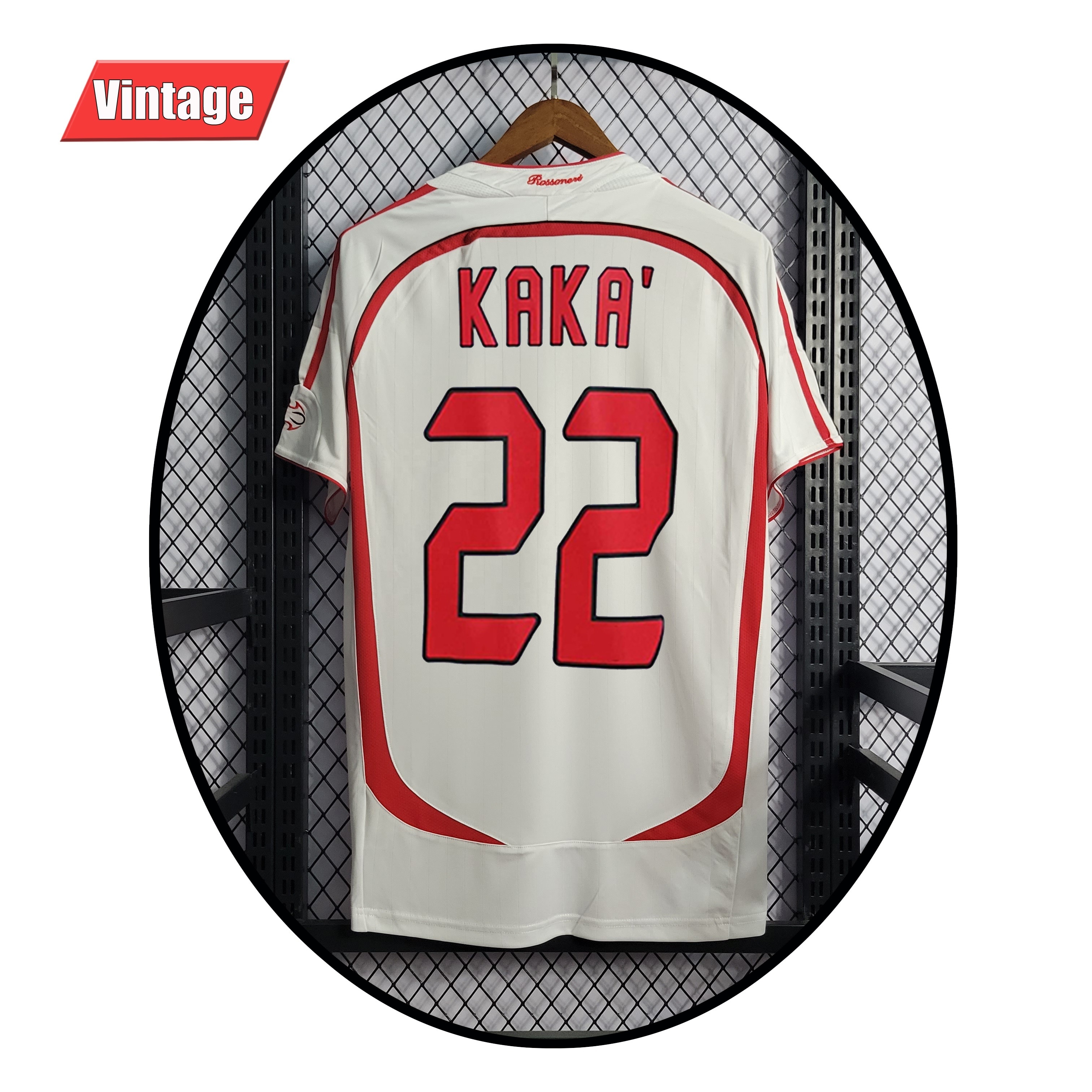 AC Retro 2006 2007 Grade thailand quality Milan Soccer Jersey Classic KAKA RONALDINHO Football vintage Shirts Soccer Wear