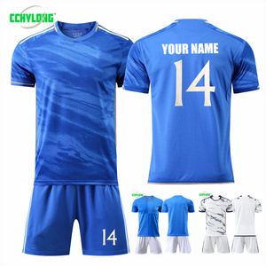 OEM/ODM Wholesale New 2023 Maglia da Calcio italia Soccer Jerseys 2022 Home Blue Football Shirts Mens Kids Sports Wear Sets