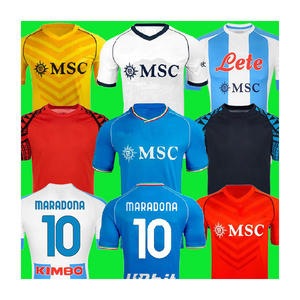 New 23 24 Napoli Soccer jerseys 2023 2024 Naples Halloween Special version MARADONA KVARATSKHELIA Men Kids Football Sport Shirts