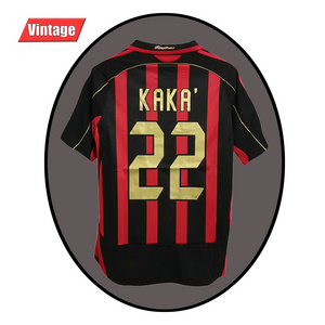 AC Retro 2006 2007 Grade thailand quality Milan Soccer Jersey Classic KAKA RONALDINHO Football vintage Shirts Soccer Wear