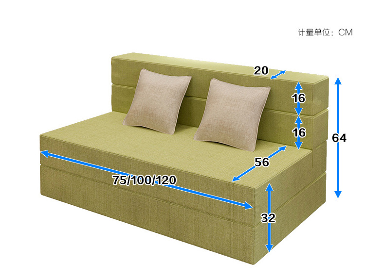 Brand new cheap single sofa bed folding chair bed space saving home furniture modern sofa and bed