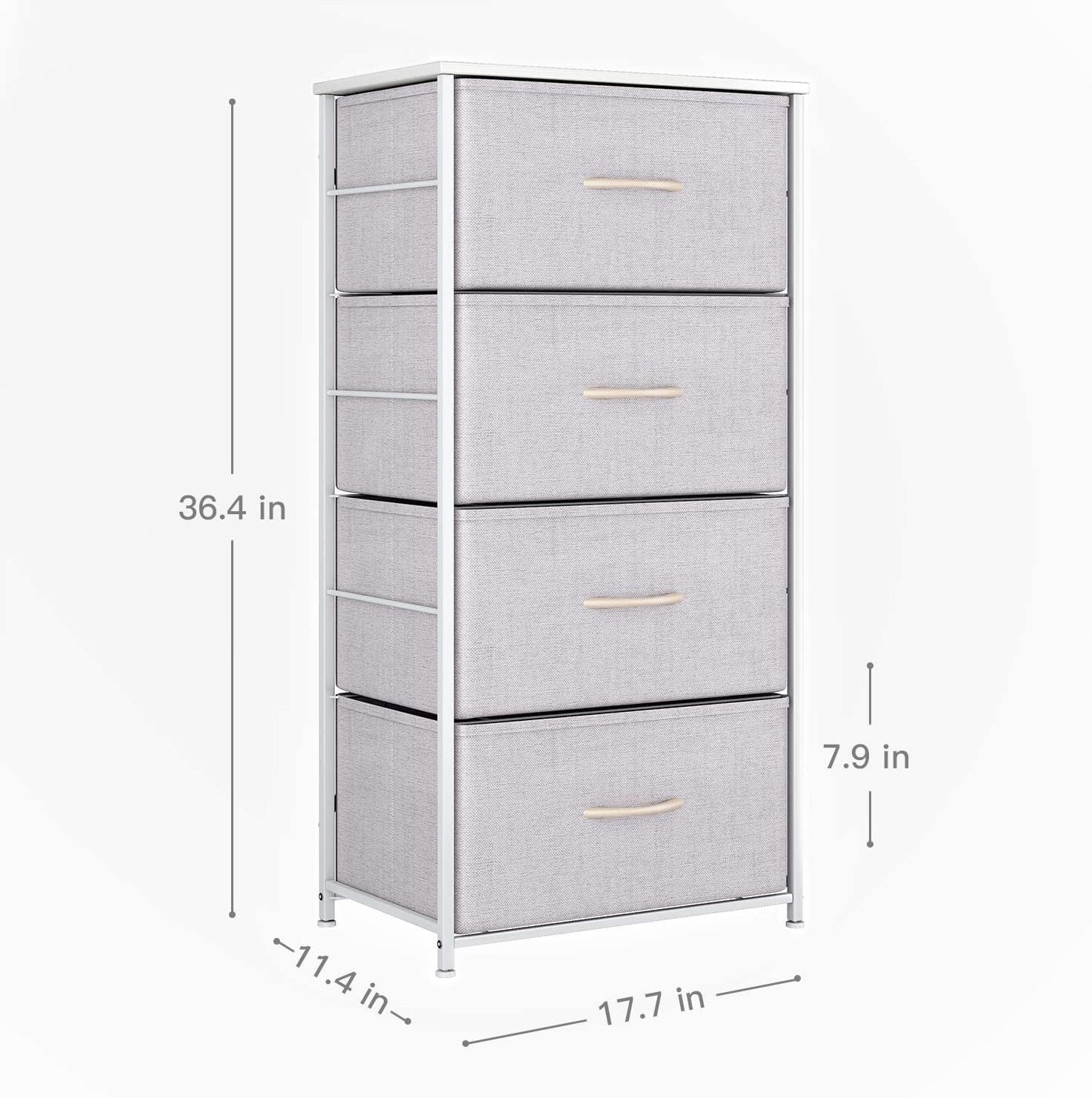 Customizable bedroom living room furniture wood top bedside storage tower organizer foldable non woven fabric drawers dresser