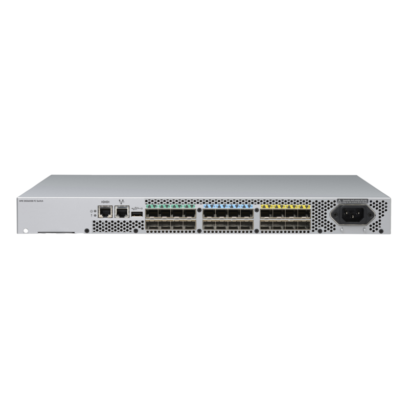 HPE SN3600B OEM Network Optical Fiber Switch  SFP 8 Port SAN Network Switches Rack