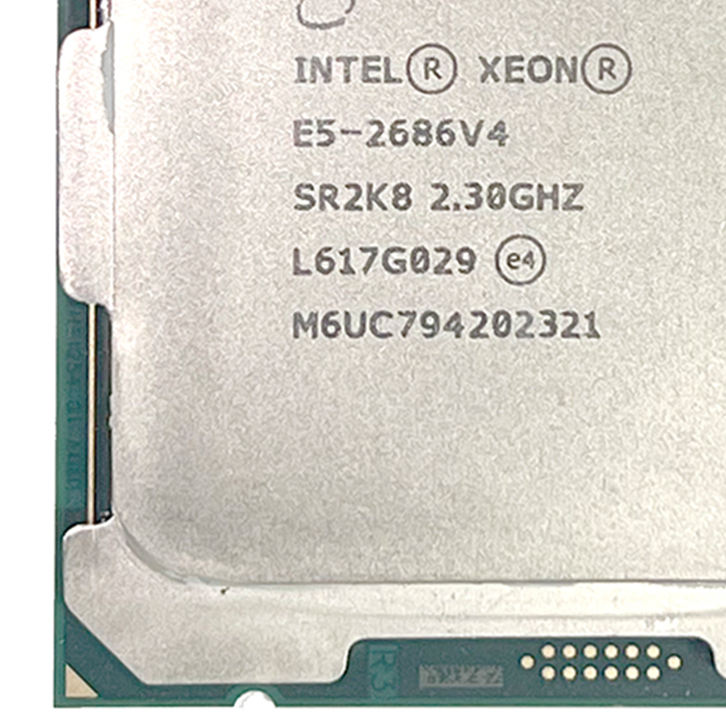 Wholesale Cheap Intel Xeon Processor E5 2686 V4 Fourteen Cores 2.4GHz Second Hand Used Server CPU