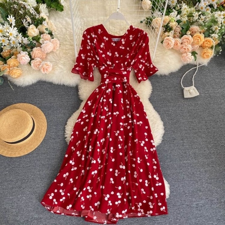 Stockpapa Ikebel Floral Print Elastic Prom Bangkok Cheap Women Classy OEM Corset dresses Casual Long Dresses