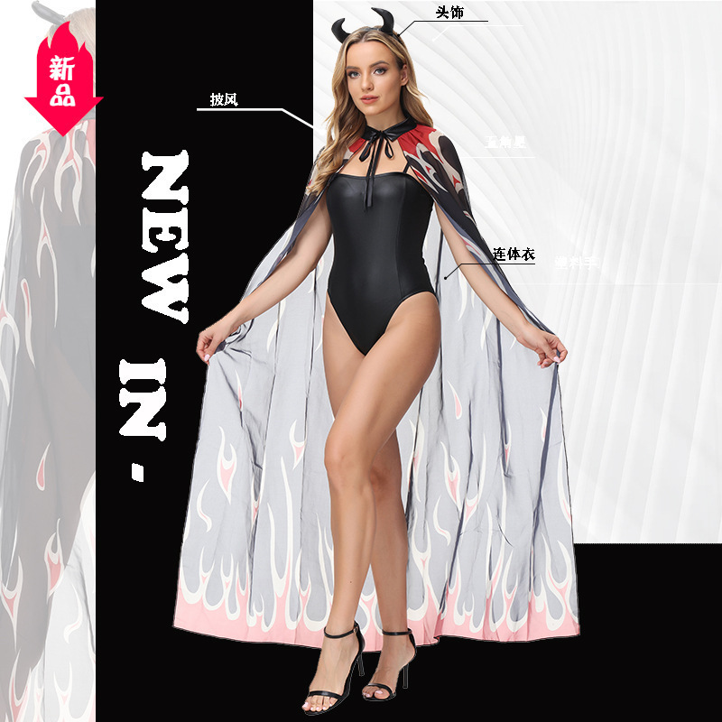 Halloween Ladies Costume COSPLAY Little Devil Adult Bar Party Vampire Dress Witch Costume Halloween Costumes Sexy Women