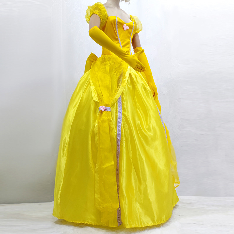 Halloween Costume Cos Belle Princess Dress Adult Beauty And The Beast Belle Snow Masquerade Costume Lady's Halloween Costumes